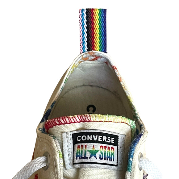 CONVERSE CTAS Lift OX Women's Size 11/EU 42.5 Rainbow Platform Sneakers A02264C - Picture 12 of 14